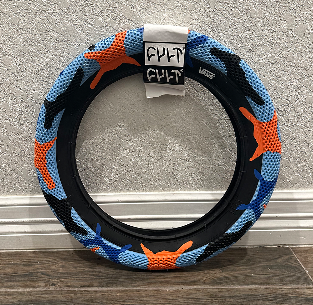 Blue camo bike sales tires